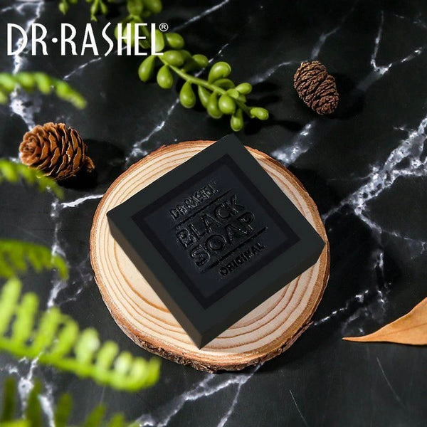 Dr Rashel Black Soap Collagen & Charcoals Deep Cleansing