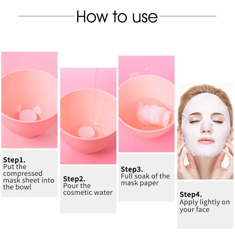 Bioaqua Compressed Facial Mask 50/100 Pcs