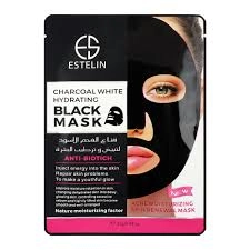 Estelin Charcoal White Hydrating Black Mask 25ml