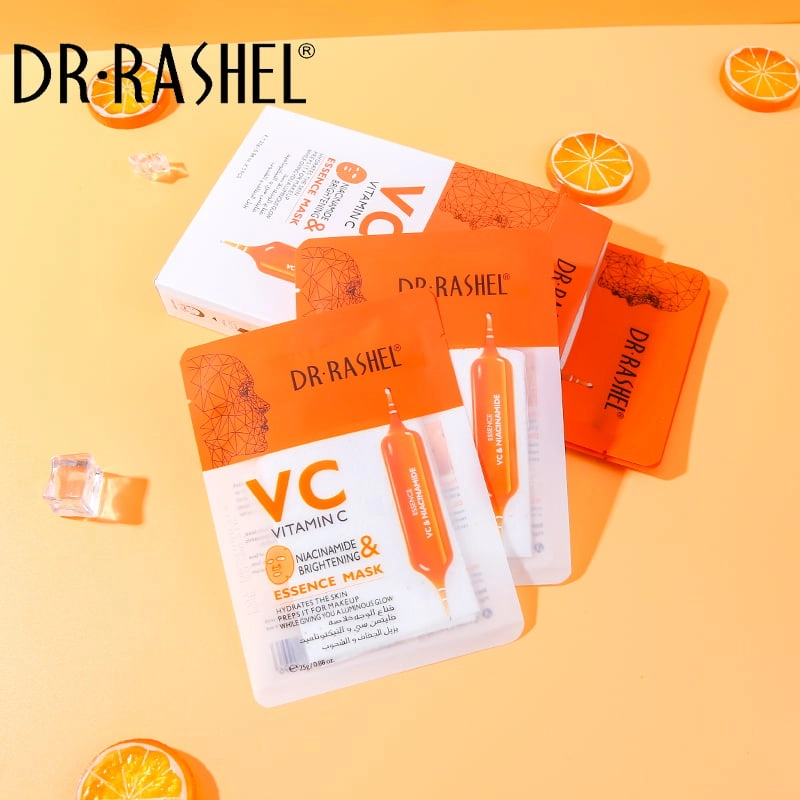 Dr Rashel VC Vitamin C Niacinamide & Brightening Essence Mask 25g